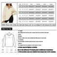 thumbnail image 2 of Topvent Sweatshirts Women Oversized Half Zip Pullover Long Sleeve Quarter Zip Hoodie Sweater Teen Girls Fall Blouse Clothes Trendy Hoodies Top Coffee XL, 2 of 4
