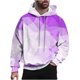 thumbnail image 2 of Sudadera con capucha para hombre, estilo casual, con cuello redondo, estampado, manga larga, blusa de poliéster, 2 of 5