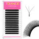 thumbnail image 1 of TDANCE 3D 4D 5D 6D extensiones de pestañas prefabricadas estilo W imitación visón Natural suave floración pestañas volumen de floración automática, 1 of 5