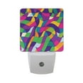 thumbnail image 6 of Yayeee LED Night Light for The Home Plug in With Light Sensors 2 Pack, Colorful Plaid, 6 of 6