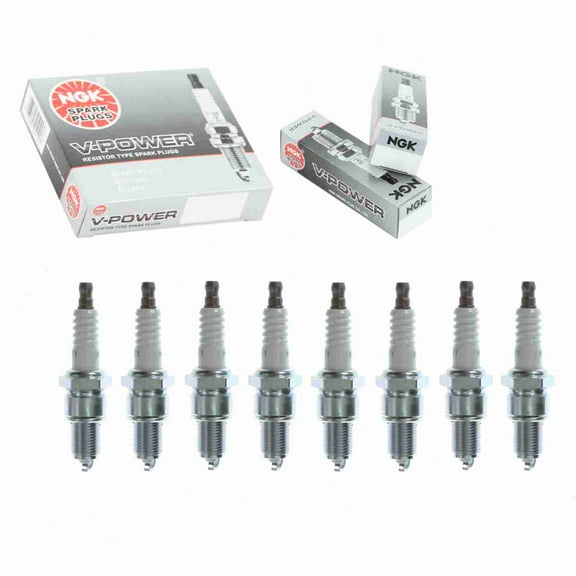 8 pc NGK 6937 V-Power Spark Plugs for 09482-00433 1765150 1765152 3032 308 308C2 3199 3222 7514 7914 90048-51093-000 90793-20066 90919-01104 98079-55146 AGR44C-11 AGR44CU-11 AGR44CU11 J16AY RN12MC4