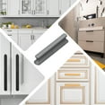 thumbnail image 7 of Uxcell Kitchen Cabinet Handles Hole Center Brushed Cabinet Pulls Kitchen Drawer Hardware for Cupboard Drawer Pulls Gray 2.52 Inch (64mm), 7 of 7