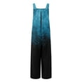 thumbnail image 6 of Dyegold Jumpsuits for Women Casual, Casual Jumpsuits for Women Summer Fashion Comfy Summer Bib Tie Dye Wide Leg Square Neck Sleeveless Rompers Overalls, 6 of 6