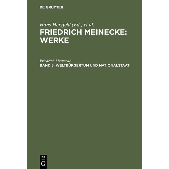 Weltbürgertum und Nationalstaat, (Hardcover)