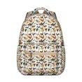 thumbnail image 1 of Cute Farmhouse Chicken Backpack for Student Cartoon Egg Chick Hen Print Rustic Pattern Bookbag Coop Style for Student, 1 of 5