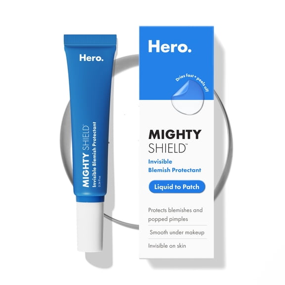 Hero Cosmetics Mighty Shield™ Liquid Patch Invisible Blemish Protectant, 10 ml Tube