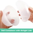 thumbnail image 4 of 50 Set Deli Containers with Lids,Plastic Deli Food Storage Containers,Leakproof Soup Containers with Airtight Lids,Stackable,Dishwasher,Microwave Safe (16oz-25Set, 32oz-25 Set), 4 of 7