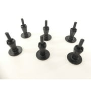 Heavy-Duty Bed Risers 2 1/2”, Lift a Bed Frame by 2.5 Inches, 1/2 Inch x 3/8 Inch Adapters Included, 6 Pieces, by Tech Team