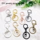 thumbnail image 5 of Toystoory 10pcs / set Llaveros Langosta - Llaveros seguros y elegantes para todos los días El precio es bajo Metal Swimming black Type3 NO3, 5 of 6