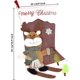 thumbnail image 2 of Calcetines navideños LzGUNGY Bolsa de dulces con Papá Noel colgante 46 * 22 cm Calcetines clásicos de gran tamaño para decoración de regalos navideños rojo 2, 2 of 5