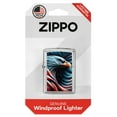 thumbnail image 2 of Zippo Eagle Stripes Pocket Lighter, 2 of 6