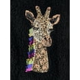 thumbnail image 2 of Miss Chievous Girls 4-16 Sequin Critter Plush Sherpa Pullover Hoodie, 2 of 2