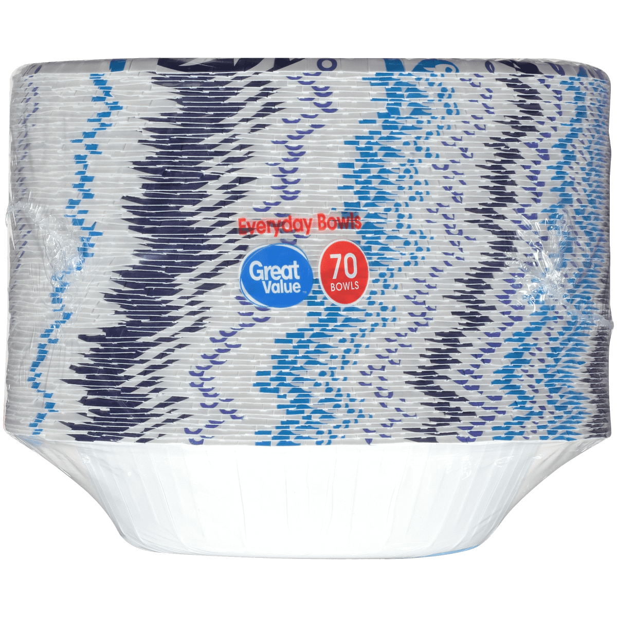 (3 pack) Great Value Everyday Disposable Paper Bowls, 10 oz, 70 Count