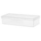 thumbnail image 2 of GOOHOCHY Caja rectangular para quesos para refrigerador con tapa abatible, contenedor para guardar quesos, estuche para lonchas de queso, 2 of 7