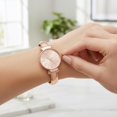 thumbnail image 2 of Blekon Collections Womens 29mm Case Large Numbers Narrow Cuff Bangle Watch, 2 of 6