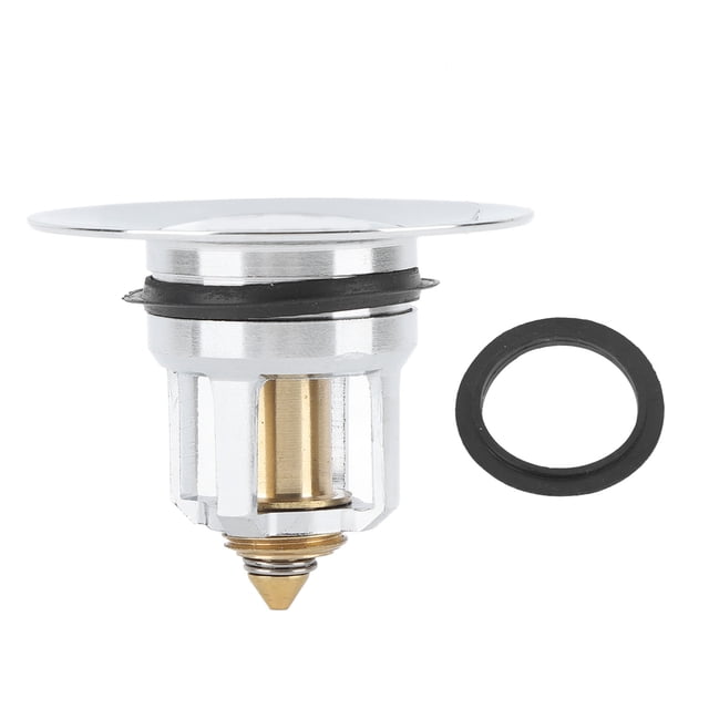 Tapón universal para lavabo de baño con resorte de latón, tapón de drenaje, tapón de sellado con desodorante.