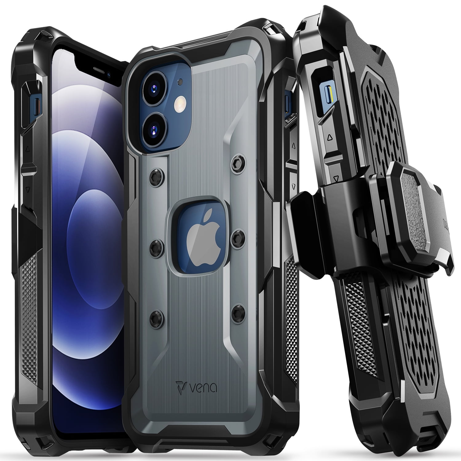 Vena vArmor Rugged Case Compatible with Apple iPhone 12 Mini (5.4"inch