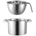 thumbnail image 1 of LNGOOR Stainless Steel Double Boiler Pot for Melting Chocolate  Soap  Wax, 1 of 6
