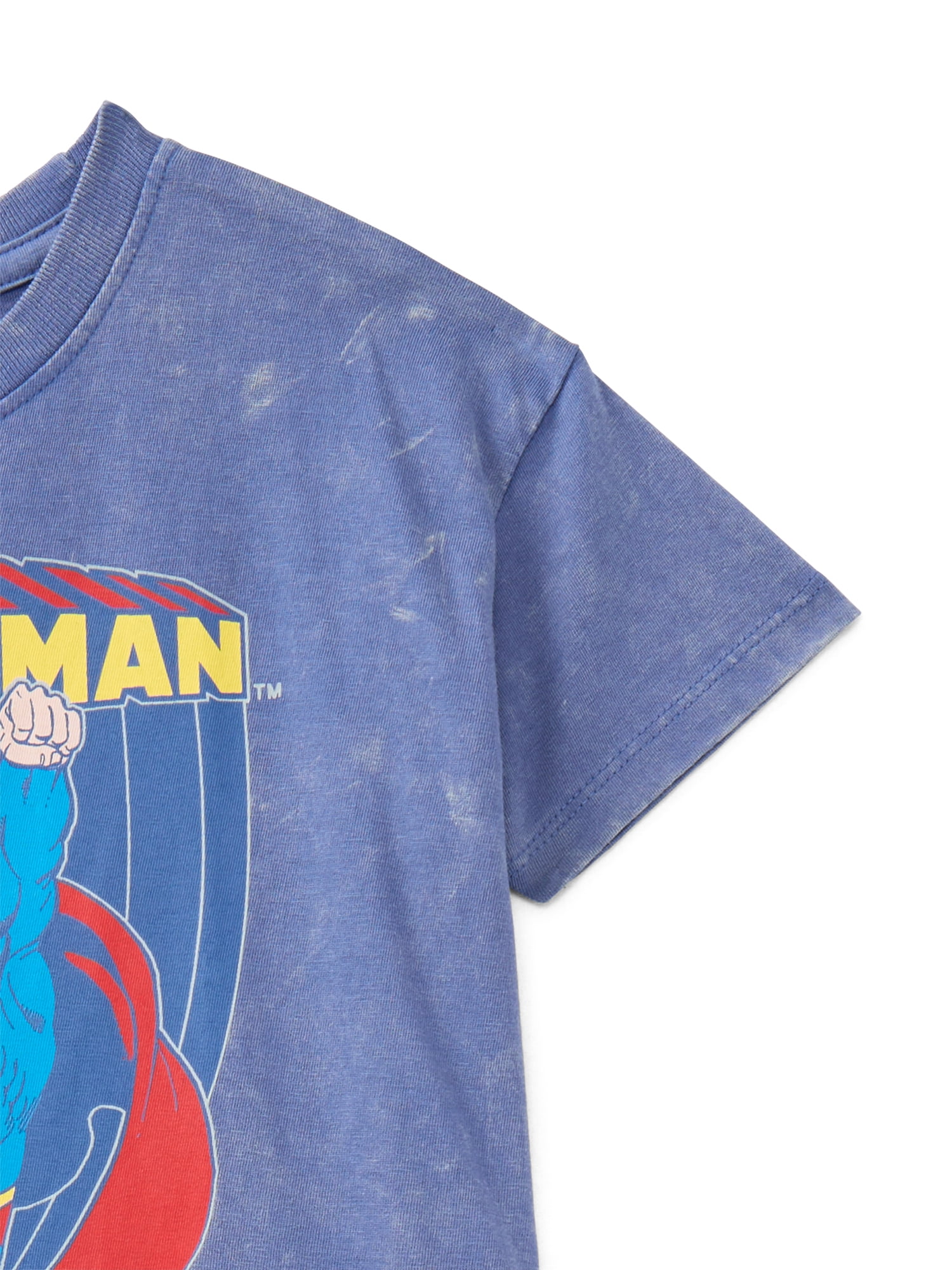 DC Comics Toddler Boys' Superman Graphic Tee with Short Sleeves, Sizes 12M-5T