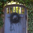 thumbnail image 3 of Clearance! Halloween Garland Simulation Crow Party Decoration Door Hanging Garland Rattan Circle Black, 3 of 6