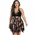 thumbnail image 1 of Maillot de Bain Tankini 2 Pcs à Fleurs pour Femmes Grande Taille 2X-6X, 1 of 6