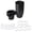 Black, variant on 7Pack Self-Watering Plant Flower Pot Wall Hanging Plastic Planters with Hooks White