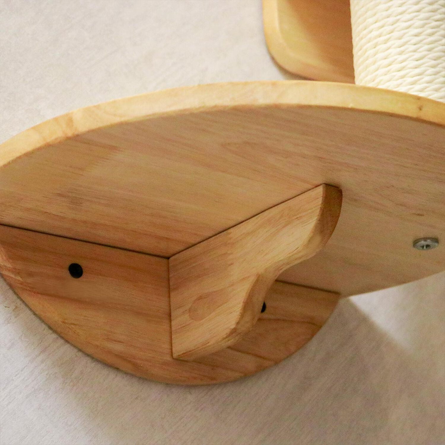 PETOMG Large Cat Perch, Large Cat Wall Bed, Cat Spaceship| Rubberwood