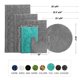 thumbnail image 4 of Alfombrilla antideslizante para baño, alfombrilla de ducha lavable a máquina con microfibras suaves absorbentes de agua, 20 pulgadas de ancho x 32 pulgadas de largo, turquesa Xemadio SNFLD235, 4 of 6