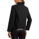 thumbnail image 3 of Abrigo de doble botonadura INSPIRE CHIC para mujer con cuello alto, chaqueta corta casual de invierno, 3 of 5