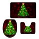 thumbnail image 2 of 3pcs Cubierta de asiento de inodoro Alfombra Alfombra de baño Decoración del hogar Decoración de fiesta 1 8 Sunnimix Juego de alfombras de baño Nopslip, 2 of 6
