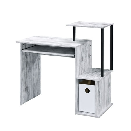 rectangular office desk with keyboard product