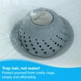 thumbnail image 3 of SlipX Solutions Dome Drain Protector, Hair Catcher (Silicone and Stainless Steel) Gray, 3 of 5