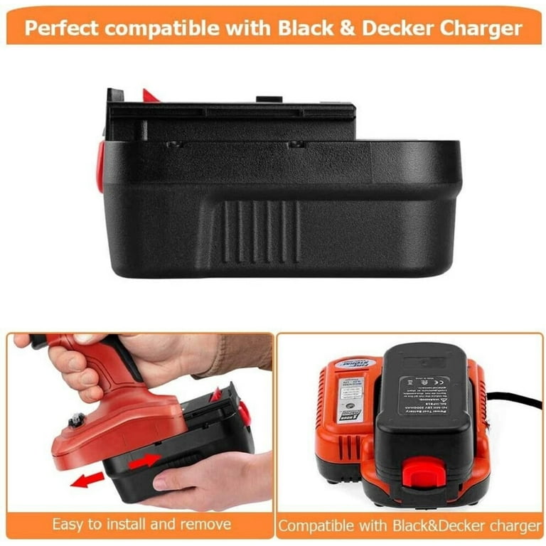 1-2Pack 18V for Black and Decker HPB18 18 Volt 4.8Ah Battery HPB18