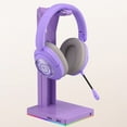 thumbnail image 5 of RBCKVXZ Gaming Headset, Wired Headphones, Computer Laptops, Wireless Earphones, Eating Chickens, Listening to Sound, LED Lights, Birthday Gifts, Purple, 5 of 7