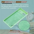 thumbnail image 4 of for Google Pixel 7A 2023 Case,Slim Liquid Silicone Rubber Shockproof Phone Cover with Wrist Strap Soft Anti-Scratch Microfiber Lining Protection Case for Google Pixel 7A 2022 (Green), 4 of 14