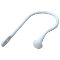 Urbanest Zinc Mini Window Curtain Holdback Tie Back, Glossy White