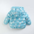 thumbnail image 2 of Hicidod Toddler Fleece Jacket Hooded Long Sleeved Winter Warm Down Coats Cute Printed Lined Fleece Padded Puffer Jackets, 2 of 3