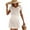Blue, variant on Anygrew Women Swimwear Cover Ups Short Sleeve Crochet V Neck Bathing Suit Beach Dress Summer Swimwear Coverups
