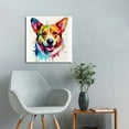 thumbnail image 4 of ONETECH Lovely Dog Canvas Wall Art-Puppy Positive Quote Art Print,Lovely Dog Canvas Wall Art,Pet Canvas Painting Puppy Artwork,Burnese Mountain Dog bright and colorful art print., 4 of 4