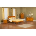 thumbnail image 4 of Madison King Platform Bed with Open Foot Board in Caramel, 4 of 4