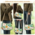 thumbnail image 4 of FORMRS Womens Shoulder Bag with Chain Strap Clutch Purse Cute Tote Handbag, Retro Orange Floral, 4 of 7