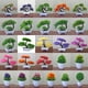 thumbnail image 3 of Advancent NUEVAS Plantas Artificiales Bonsai Plantas de Maceta de Árbol Pequeño Decoración Agujas de pino color de loto de piña, 3 of 3