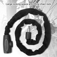 thumbnail image 4 of NIBOLOG Solid Bike Security Lock Folding Design Manganese Steel Good Toughness Bike Chain Lock for Riding, 4 of 8