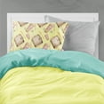 thumbnail image 2 of Watercolor Coffee and Journal Fabric Standard Pillowcase, 2 of 2