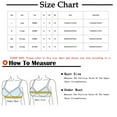 thumbnail image 3 of DPTALR Womens Dailywear Bars Embroidered Glossy Comfortable Breathable Bra Underwear No Rims, 3 of 8