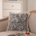 thumbnail image 2 of Fundas de almohadas para sofá, almohadas de algodón con volantes a rayas de 18 x 18 pulgadas para sala de estar, funda de almohada bohemia con cremallera o lindas almohadas para exteriores, 2 of 5
