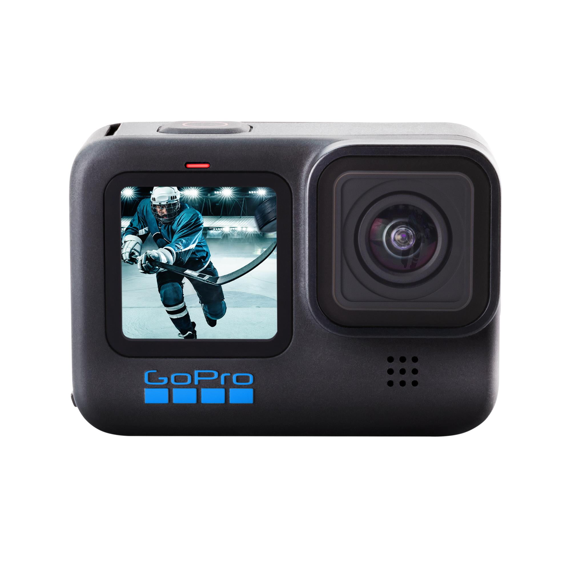 GoPro HERO10 (Hero 10) Black with Deluxe Accessory Bundle: 3x Replacement  Batteries, Dual USB Charger, Underwater LED Light with Bracket, Water 