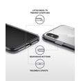 thumbnail image 3 of Ringke Fusion Case Compatible with iPhone XS, Transparent PC Back TPU Bumper Drop Protection Phone Cover - Smoke Black, 3 of 8