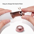 thumbnail image 3 of DAMAIE Facial Hair Remover Replacement Blade Heads, 18K Rose Gold Plated Replacement Heads 3pcs, 3 of 4