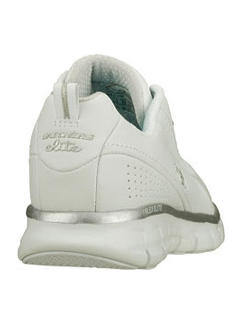 Tres Serpiente Fraude Skechers Sport Women's Elite Class Fashion Sneaker,White/Silver,7 m US -  Walmart.com